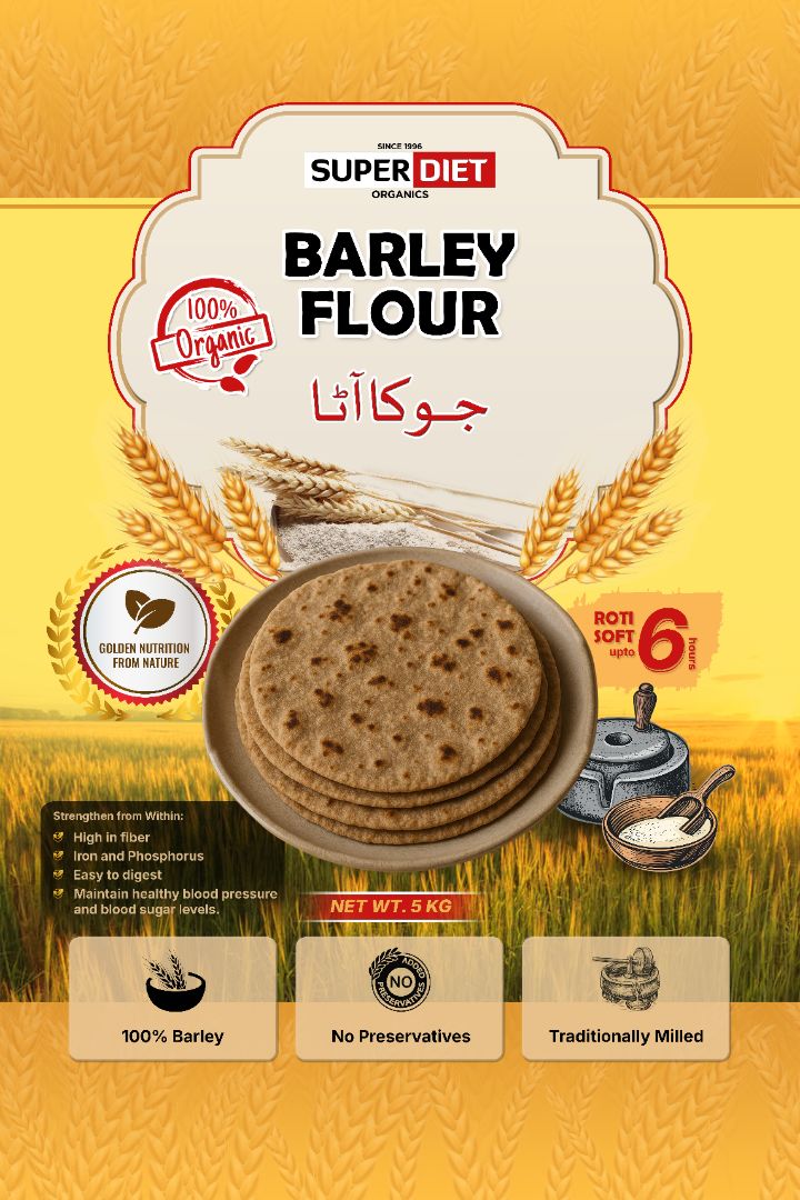 Premium Barley Flour – 100% Whole Grain & Nutrient-Rich Flour ( 1 Kg )