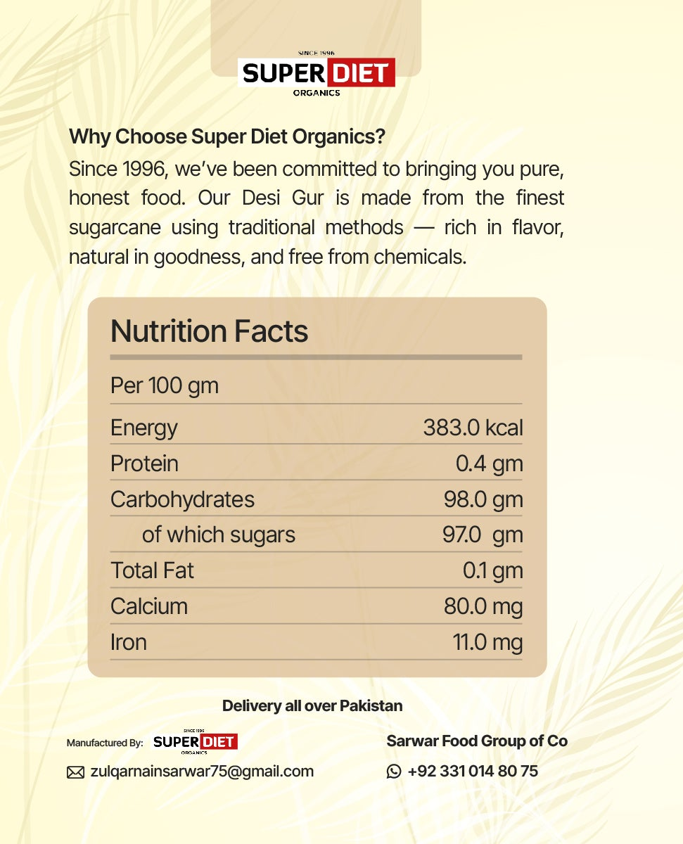 Premium Desi Gurr – 100% Natural ( 1 Kg )