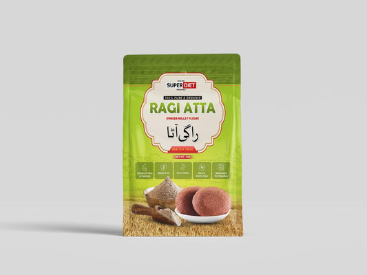 Premium Ragi Atta – 100% Whole Grain Finger Millet Flour ( 1 Kg )