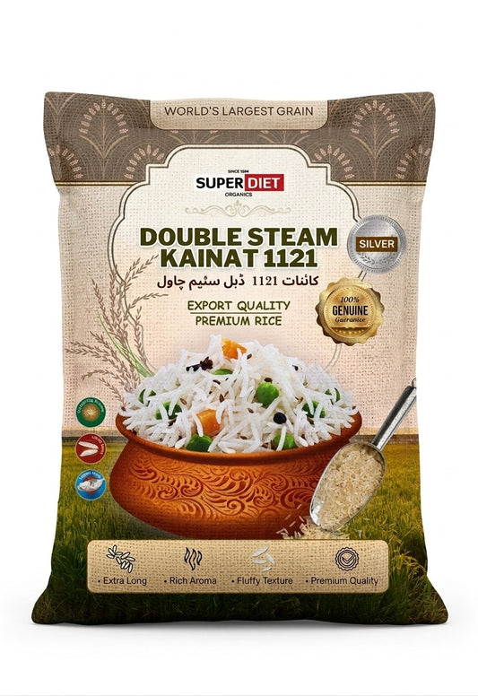 Kainat 1121 Rice – Premium Export Quality Extra Long Grain Basmati (5 kg)
